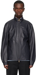 Dunhill Black Performance Leather Jacket