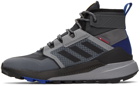 adidas Originals Grey & Black Terrex Trailmarker Mid Sneakers