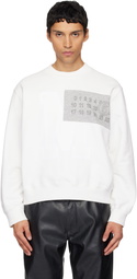 MM6 Maison Margiela Off-White Logo Sweatshirt