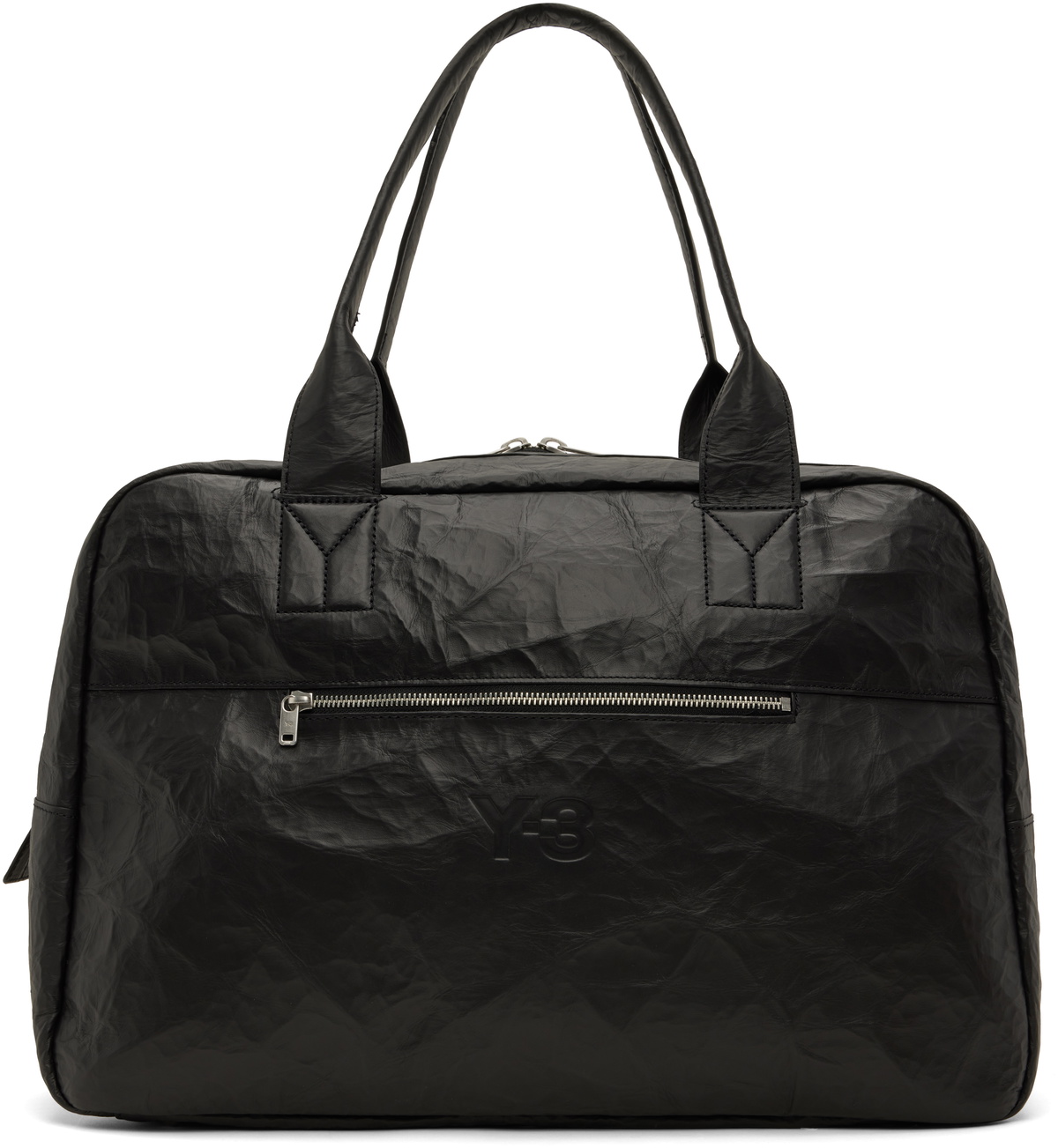 Y-3 Black Weekender Duffle Bag Y-3