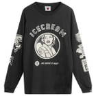 ICECREAM Men's Multi Graphic Longsleeve T-Shirt in Black