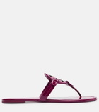 Tory Burch Miller patent leather thong sandals