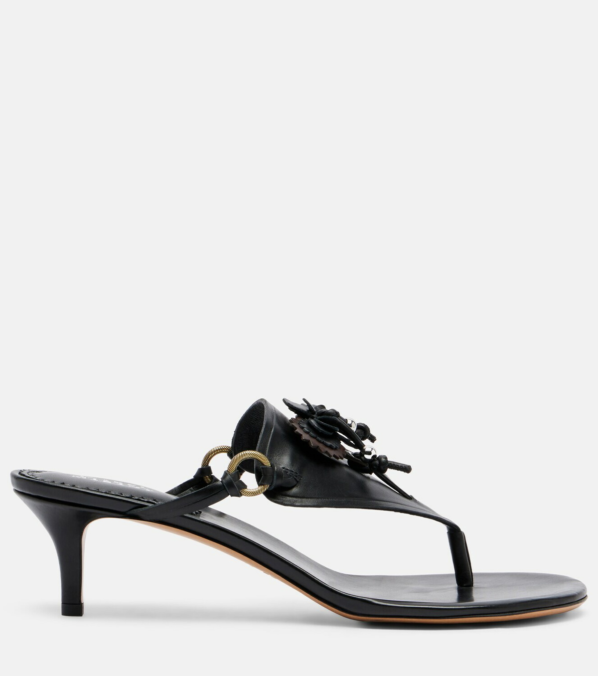 Isabel Marant Ekyne embellished leather thong sandals