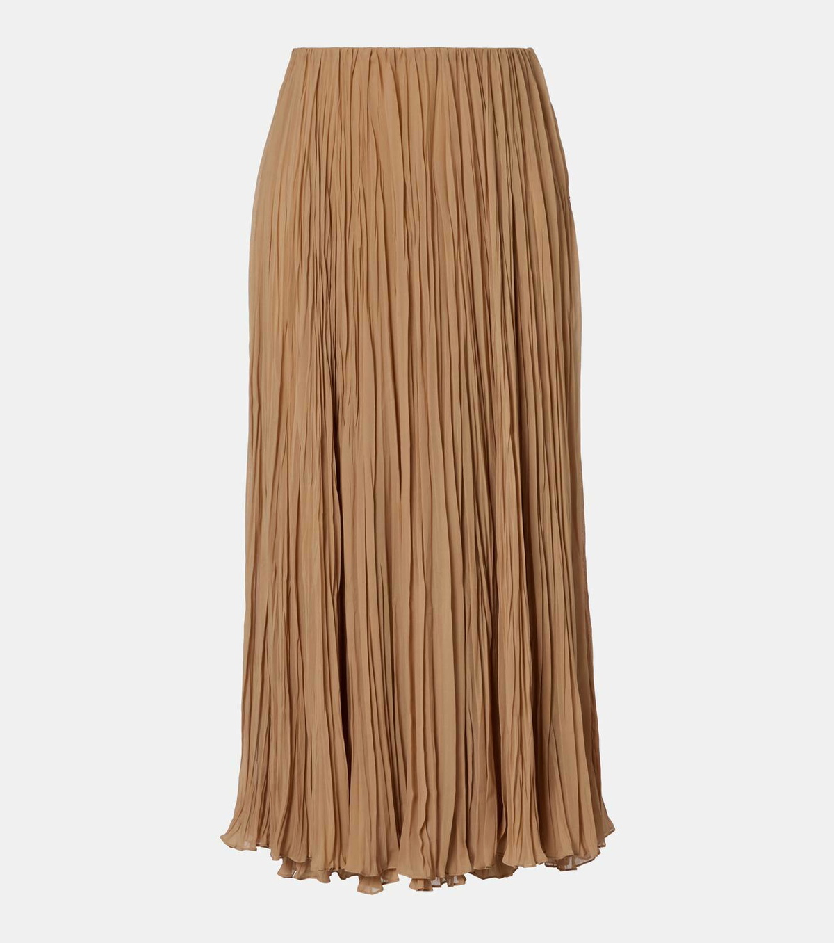 Ralph Lauren Collection Jordyn pleated chiffon maxi skirt