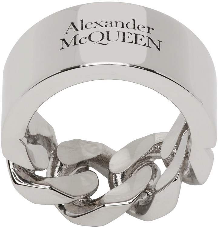 Photo: Alexander McQueen Silver Identity Ring