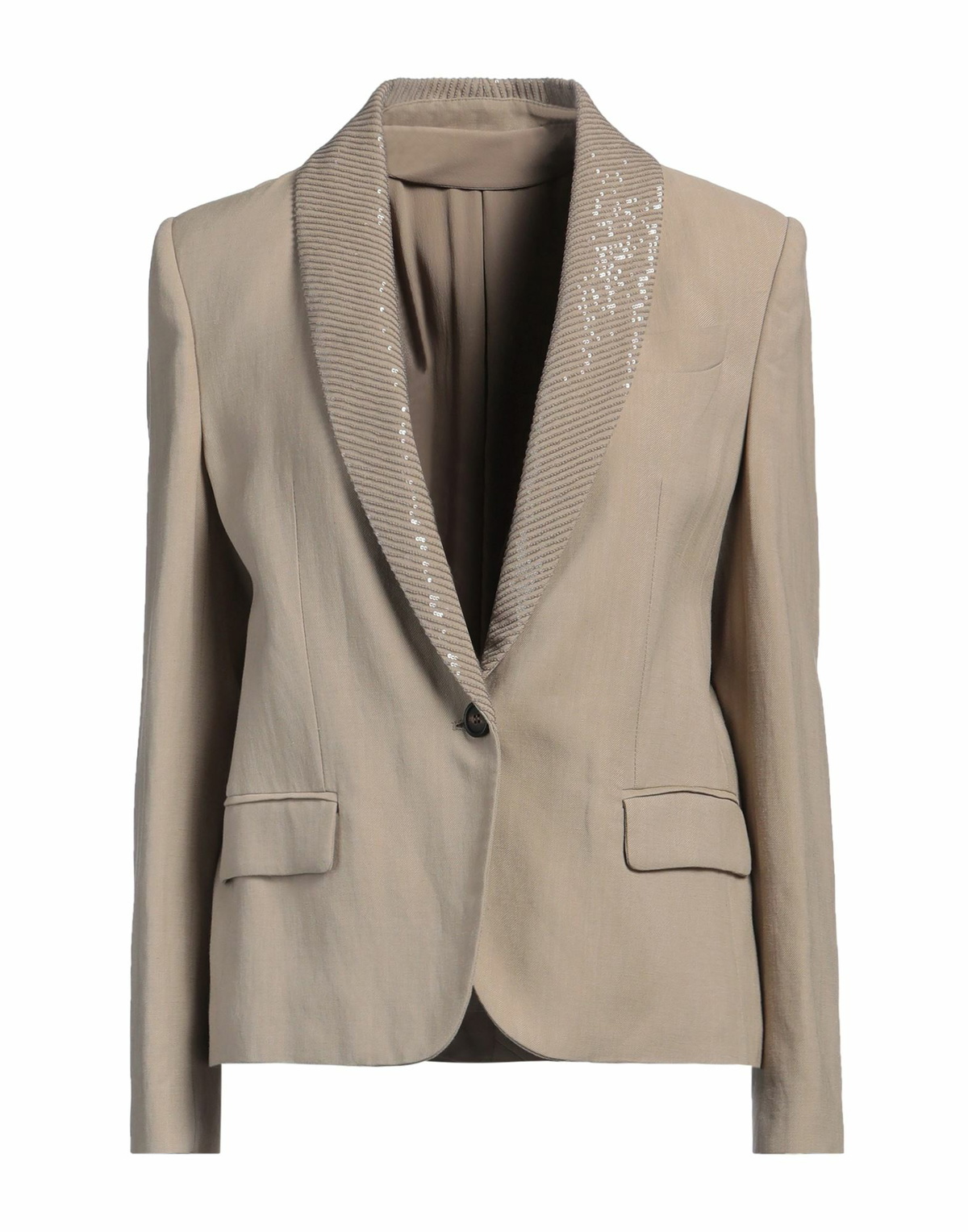 Brunello Cucinelli Womens Blazer in Khaki