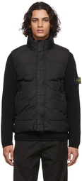 Stone Island Black Down Vest