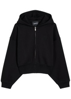 Tala Cocoon Hooded Jersey Sweatshirt Black