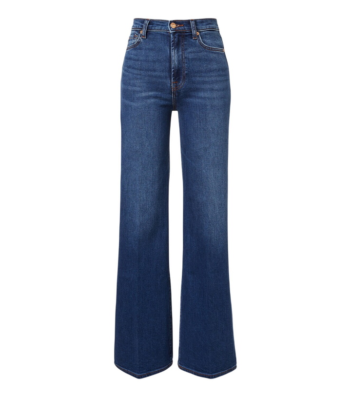 Photo: 7 For All Mankind Jo high-rise flared jeans