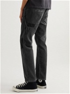 Remi Relief - Slim-Fit Patchwork Cotton-Blend Corduroy Drawstring Trousers - Gray
