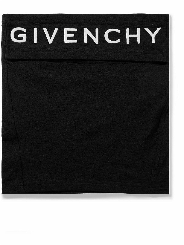 Photo: Givenchy - Logo-Embroidered Stretch-Jersey Balaclava - Black