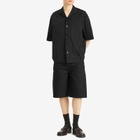 Jil Sander+ Men's Relaxed Fit Short Sleeve Shirt in Black