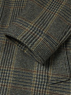 Loro Piana - Irvine Checked Rain System Cashmere Coat - Gray