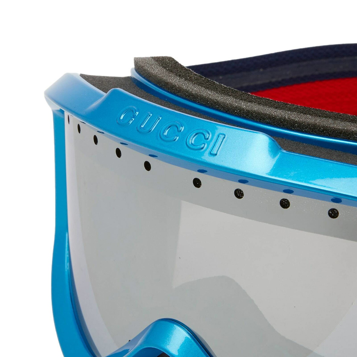 Gucci Ski Mask in Blue/Silver 