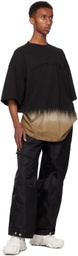 Feng Chen Wang Black Deconstructed Cargo Pants
