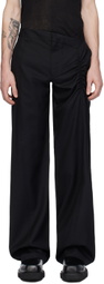 Mainline:RUS/Fr.CA/DE Black Ilya Trousers