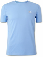 DISTRICT VISION - Deva-Tech Logo-Print Stretch-Jersey T-Shirt - Blue