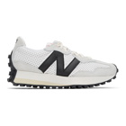 Casablanca White and Black New Balance Edition 327 Sneakers