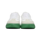 Stella McCartney White and Grey Loop Lace-Up Sneakers