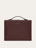 Ferragamo Mens Hug buckle briefcase in Red