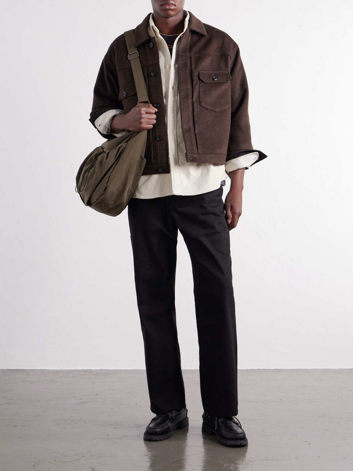 FrizmWORKS - Cotton-Corduroy Shirt - Neutrals