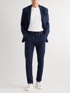 Paul Smith - Gents Straight-Leg Woven Drawstring Trousers - Blue