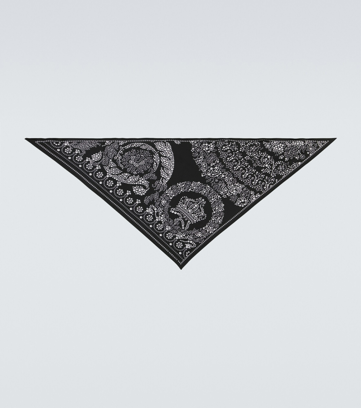 Versace - Barocco embellished silk scarf Versace