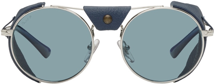 Photo: Persol Silver Round Sunglasses