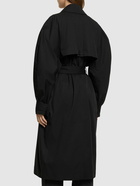 STELLA MCCARTNEY Cotton Gabardine Belted Trench Coat