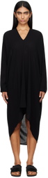 visvim Black Ruana Midi Dress
