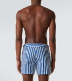 Tom Ford Striped poplin swim trunks