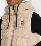 Moncler Grenoble Faux shearling down vest