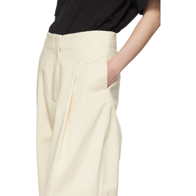 Studio Nicholson Off-White Dordoni Volume Trousers Studio Nicholson