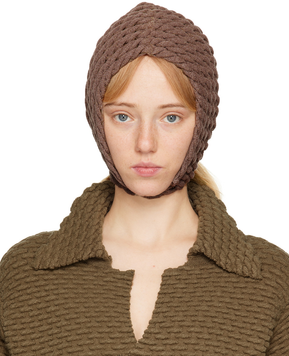 Isa Boulder Brown Cable Balaclava Isa Boulder
