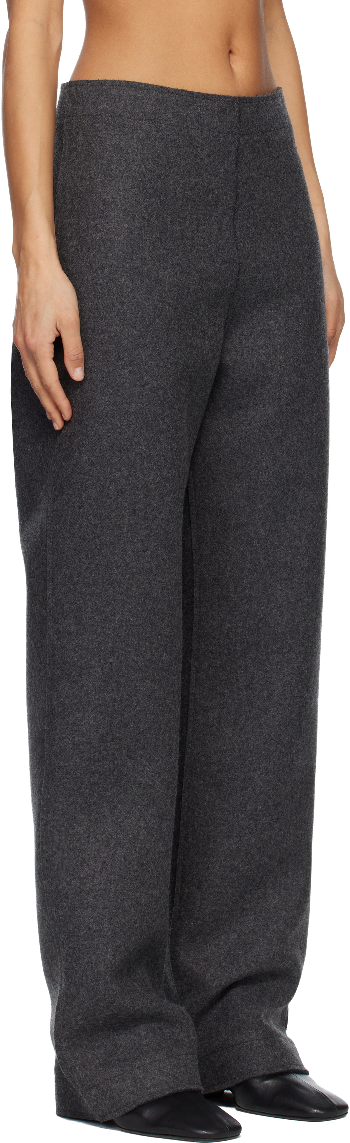 MARIE ADAM-LEENAERDT Gray Base Classic Trousers