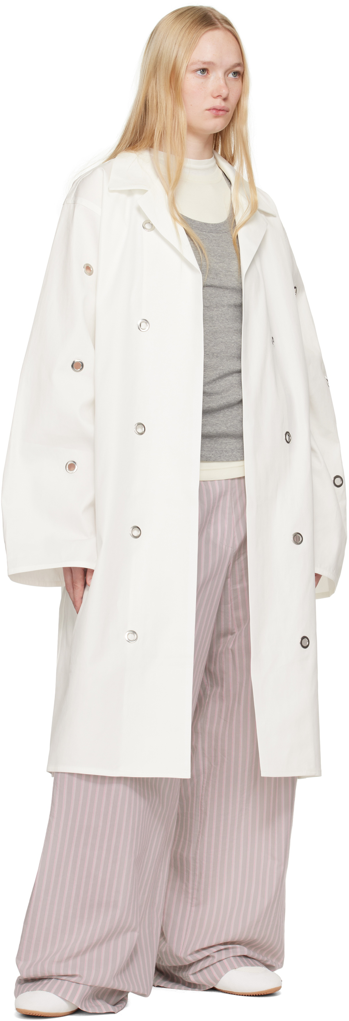 Sofie D'Hoore Off-White Chesterfield Coat