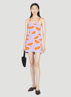 Marco Rambaldi Mouth Knit Mini Dress