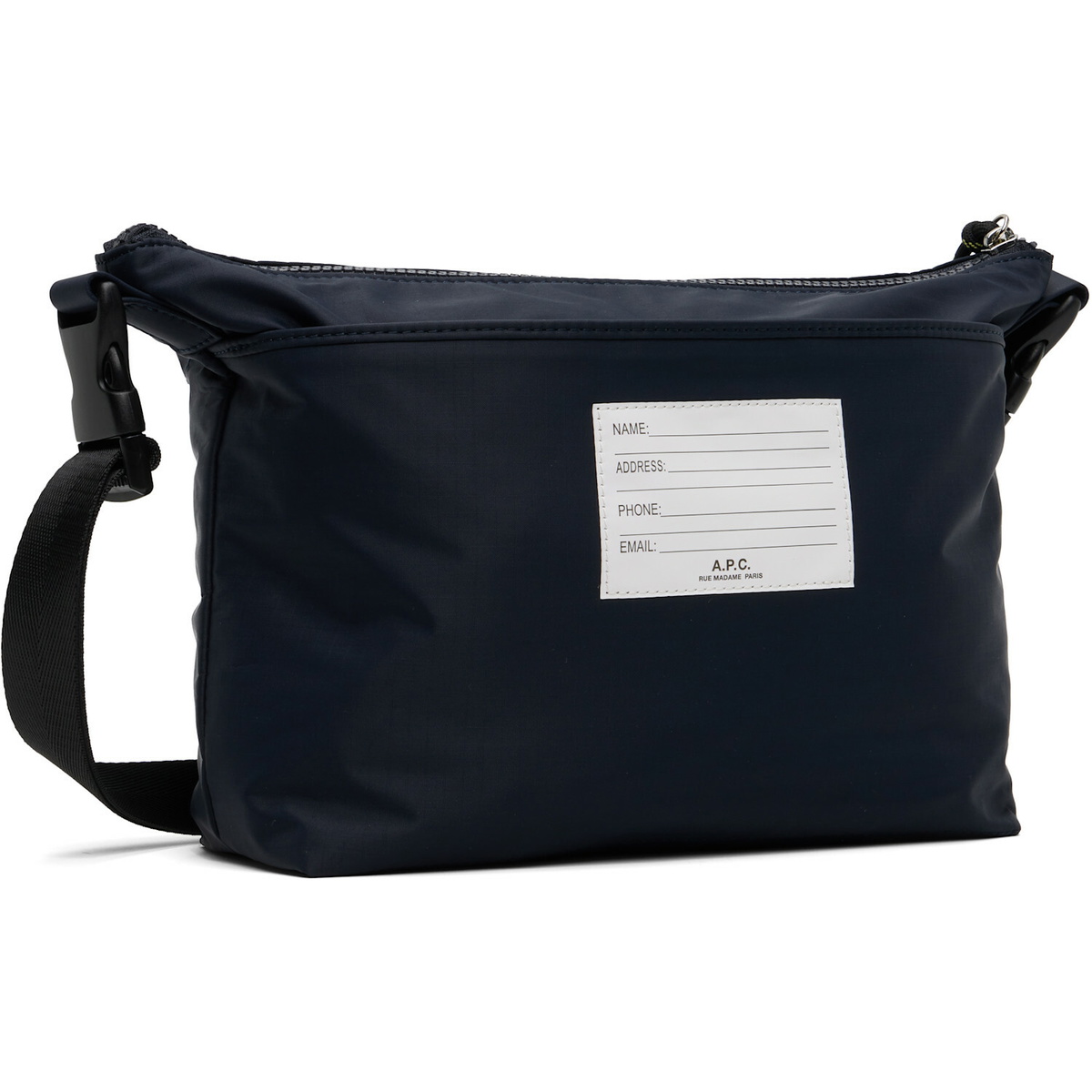 A.P.C. Navy Trek Satchel Bag