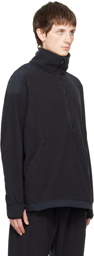 F/CE Black Half-Zip Sweater