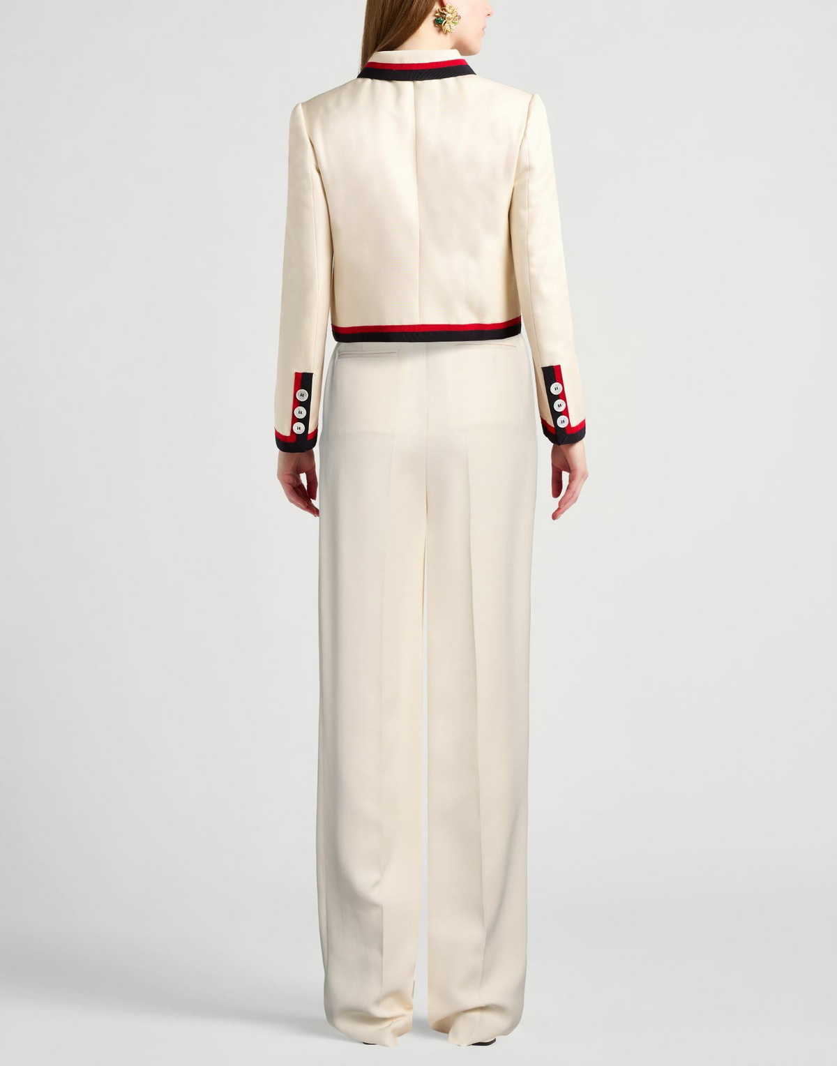 Rochas Womens Pants Ivory
