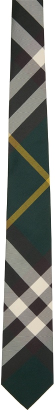 Photo: Burberry Green Check Silk Tie