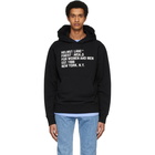 Helmut Lang Black Standard Hoodie