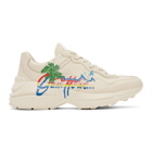 Gucci Beige Gucci Hawaii Rython Sneakers