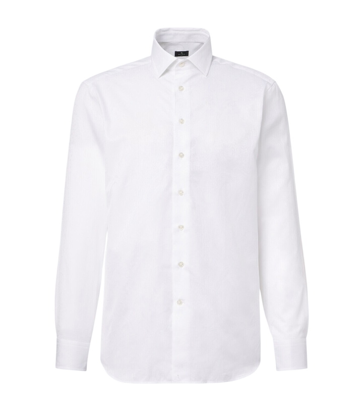 Photo: Etro Paisley cotton poplin shirt