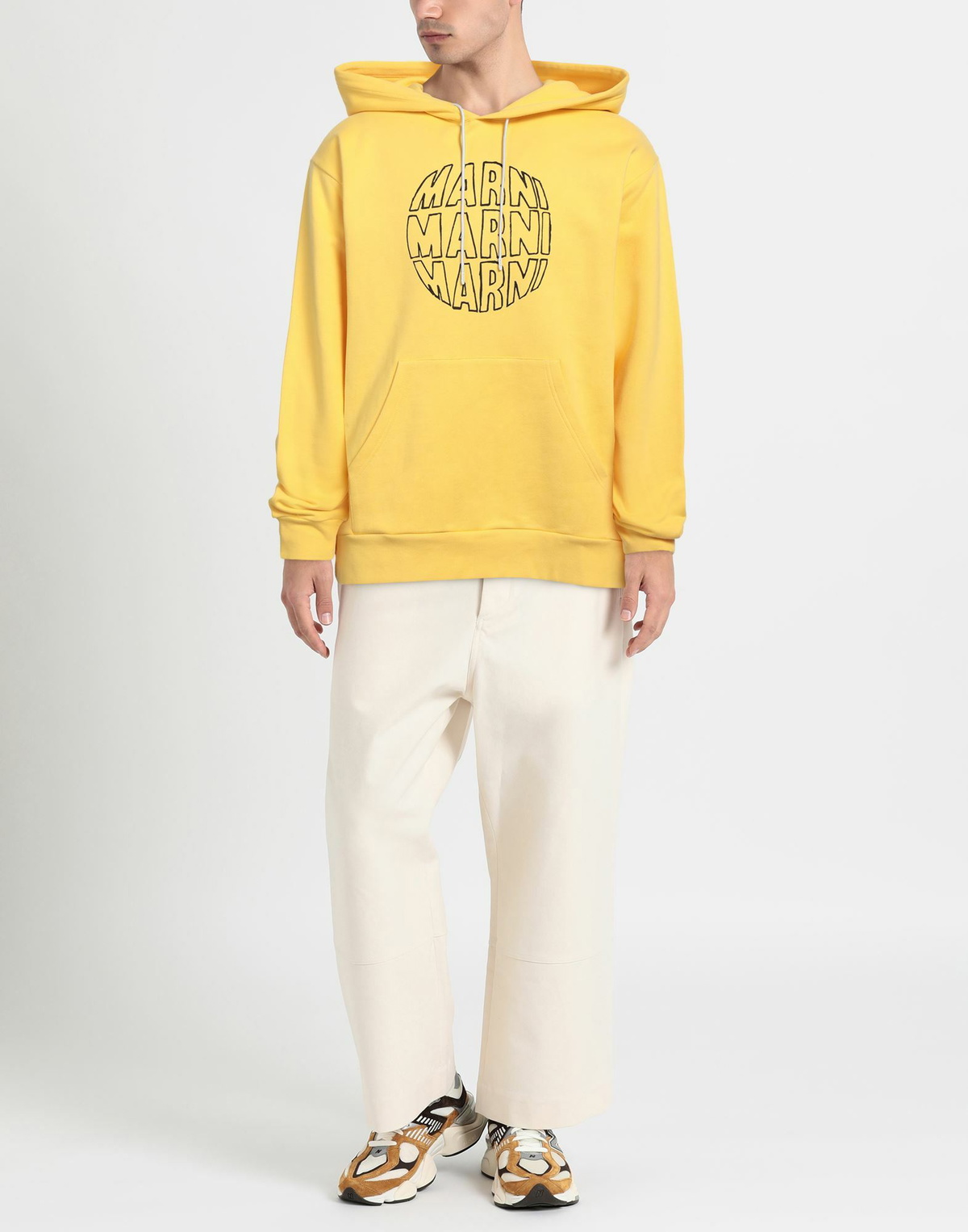 Marni Mens Sweatshirt in Yellow