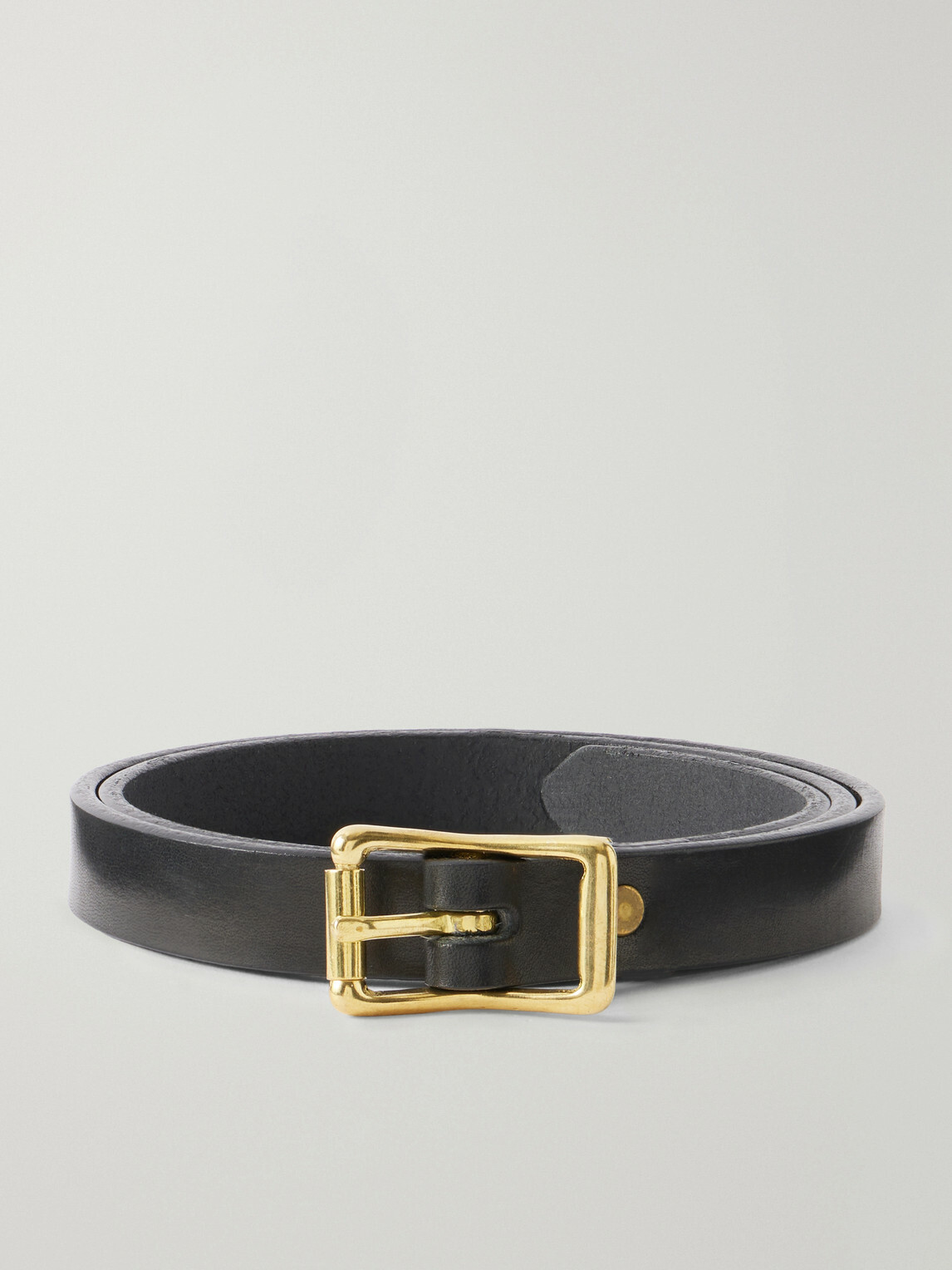 Yuketen - 2cm Leather Belt - Black
