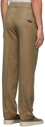 Fear of God Beige Double Pleated Tapered Trousers