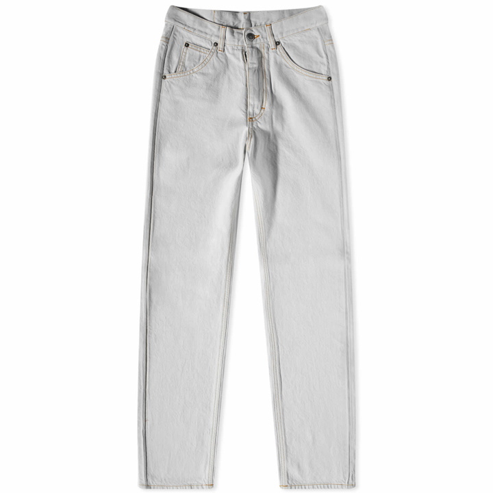 Photo: Maison Margiela Men's 5 Pocket Jean in Off White