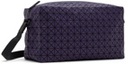 BAO BAO ISSEY MIYAKE Purple Saddle Bag