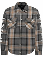 REPRESENT - Checked Quilted Flannel Shirt